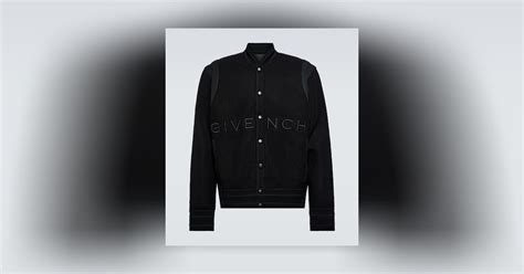 blouson givenchy homme|givenchy wool jacket.